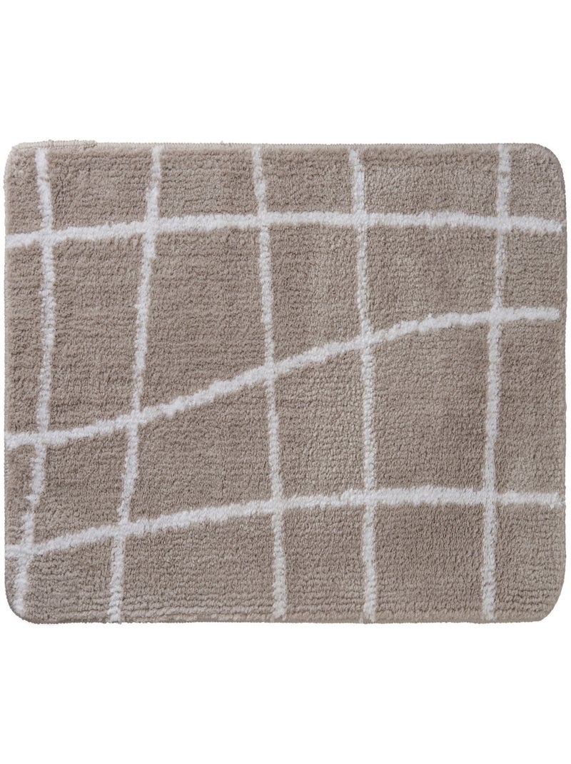 Guy Levasseur - Tapis de bain déco en polyester Gris taupe - Kiabi