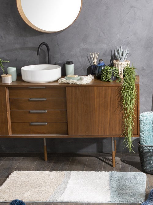 Guy Levasseur - Tapis de bain déco en polyester - Kiabi