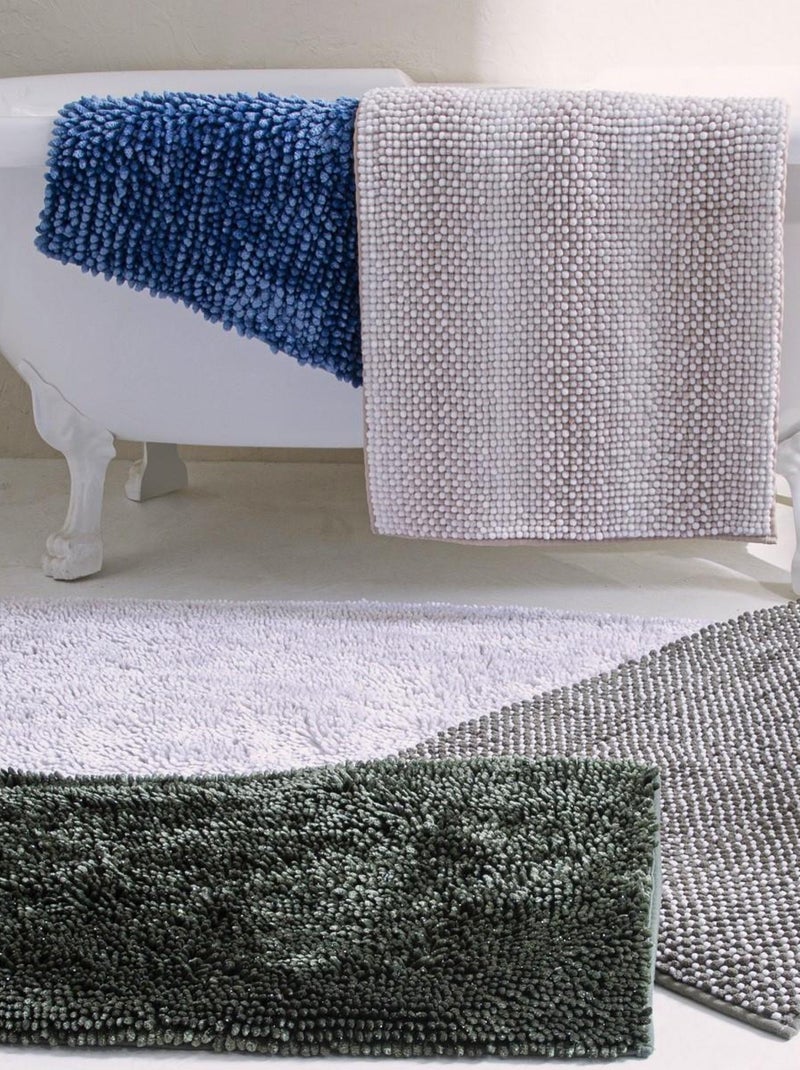 Guy Levasseur - Tapis de bain déco fil doré en polyester Ecru - Kiabi