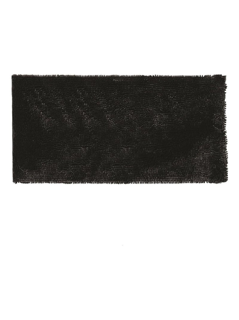 Guy Levasseur - Tapis de bain déco fil doré en polyester Noir - Kiabi