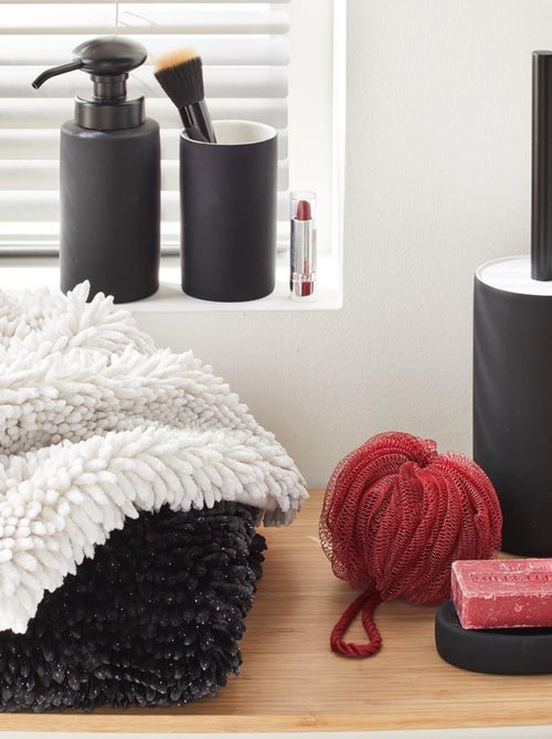Guy Levasseur - Tapis de bain déco fil doré en polyester - Kiabi