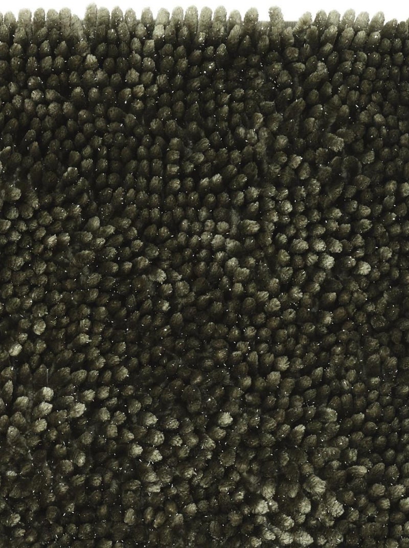 Guy Levasseur - Tapis de bain déco fil doré en polyester Noir Noir - Kiabi