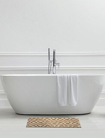 Guy Levasseur - Tapis de bain déco géométrique en coton