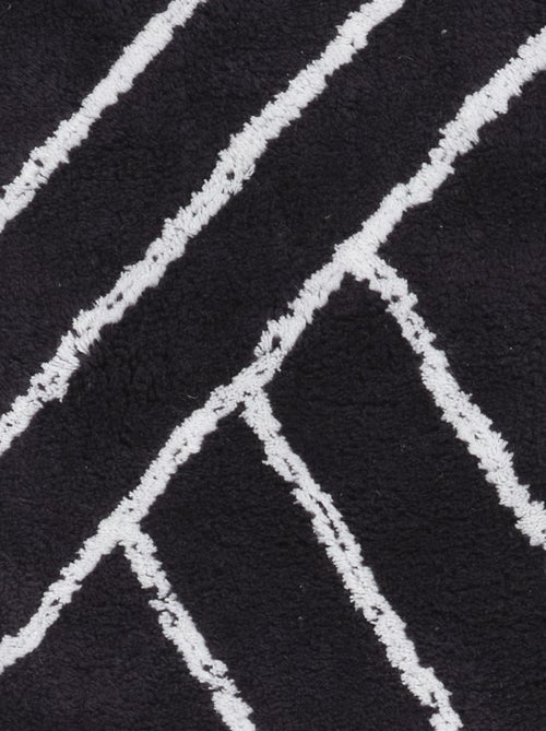 Guy Levasseur - Tapis de bain déco géométrique en coton - Kiabi