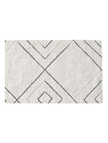 Guy Levasseur - Tapis de bain déco géométrique en coton tufté