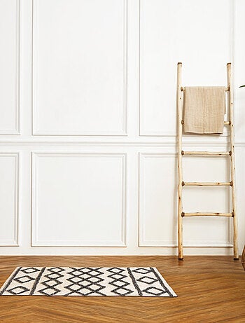 Guy Levasseur - Tapis de bain déco géométrique en coton tufté