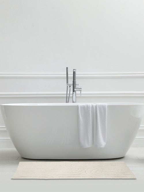 Guy Levasseur - Tapis de bain déco graphique arc en coton - Kiabi