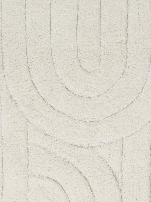 Guy Levasseur - Tapis de bain déco graphique arc en coton - Kiabi