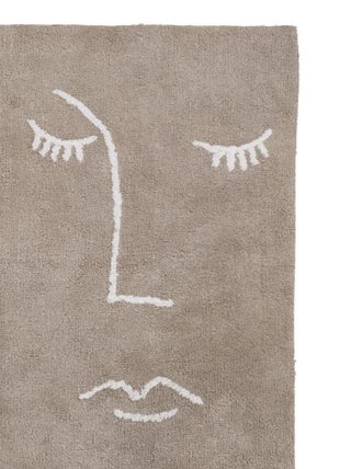 Guy Levasseur - Tapis de bain déco visage en coton