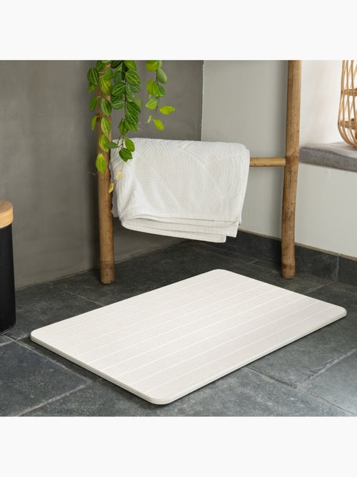 Guy Levasseur - Tapis de bain diatomite creusé - Kiabi Guy Levasseur - Tapis de bain diatomite creusé - Kiabi