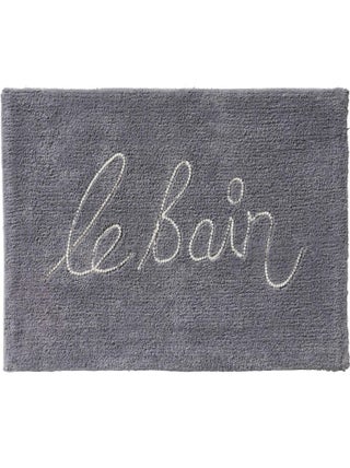 Guy Levasseur - Tapis de bain en coton fantaisie gris