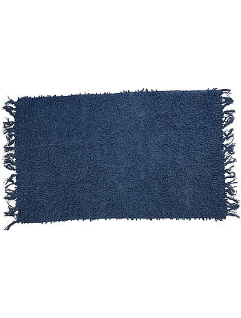 Guy Levasseur - Tapis de bain en coton uni à franges
