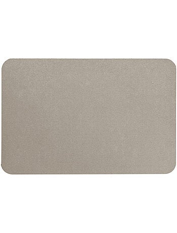 Guy levasseur - tapis de bain en pierre diatomite taupe