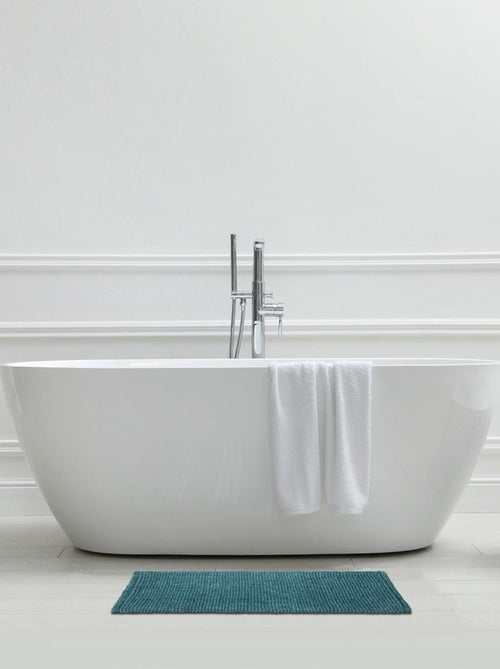 Guy Levasseur - Tapis de bain en polycoton uni - Kiabi