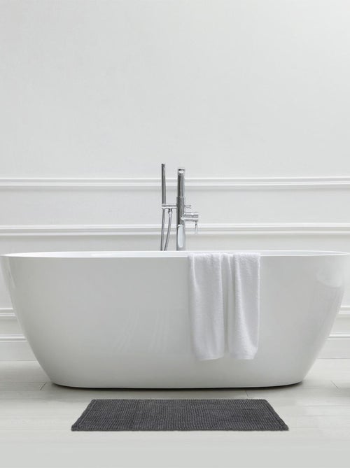 Guy Levasseur - Tapis de bain en polycoton uni - Kiabi