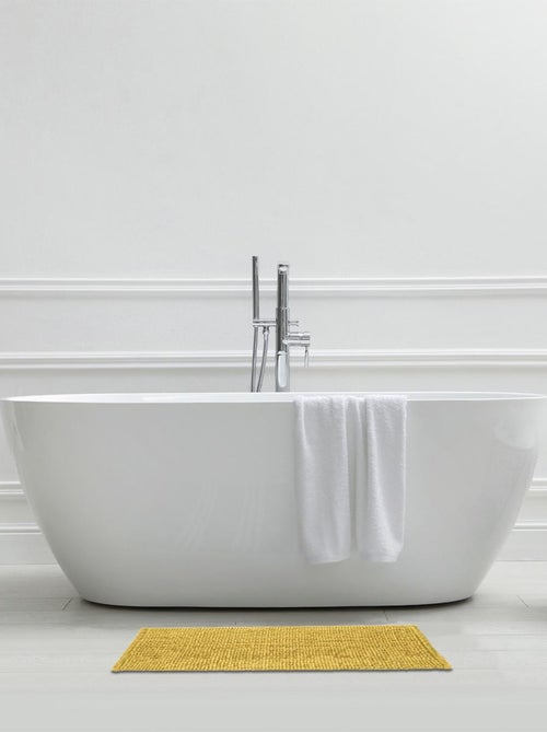 Guy Levasseur - Tapis de bain en polycoton uni - Kiabi