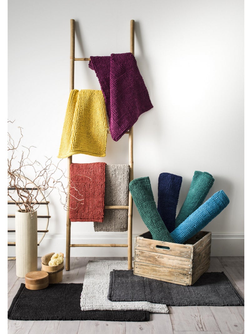 Guy levasseur - tapis de bain en polycoton uni Taupe - Kiabi