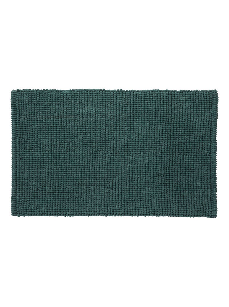 Guy Levasseur - Tapis de bain en polycoton uni Vert sapin - Kiabi