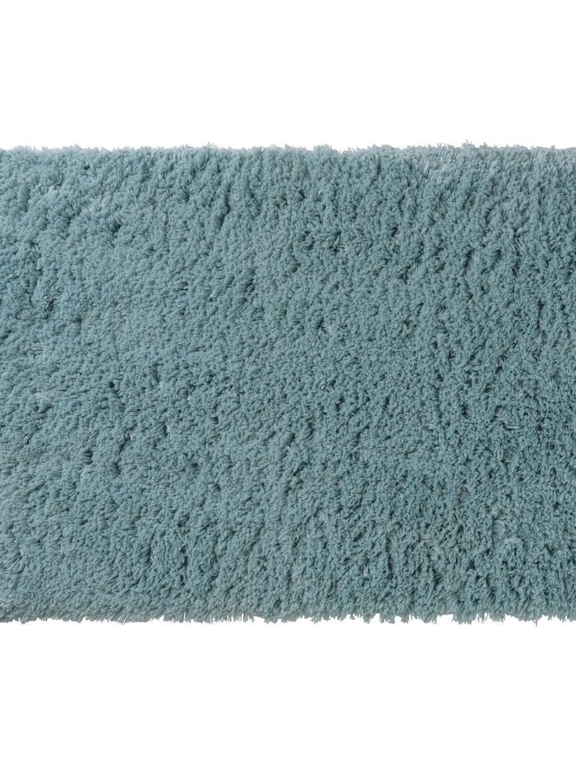 Guy Levasseur - Tapis de bain en polyester uni bleu Bleu - Kiabi
