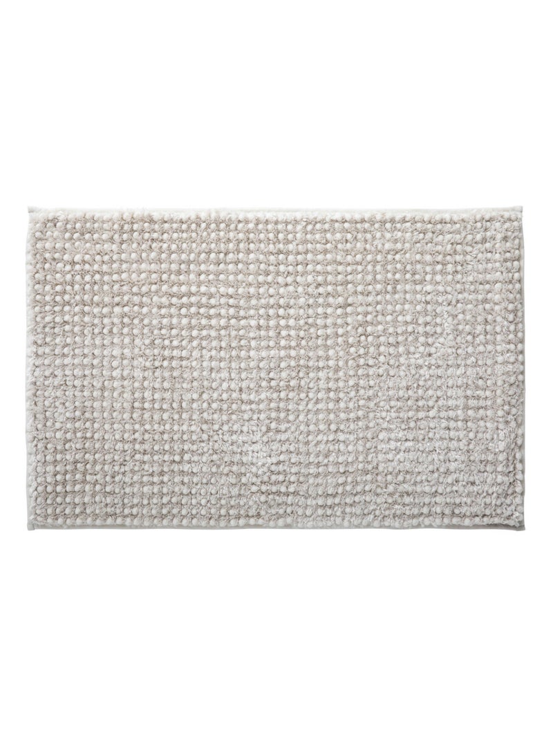 Guy Levasseur - Tapis de bain en polyester uni Ivoire - Kiabi