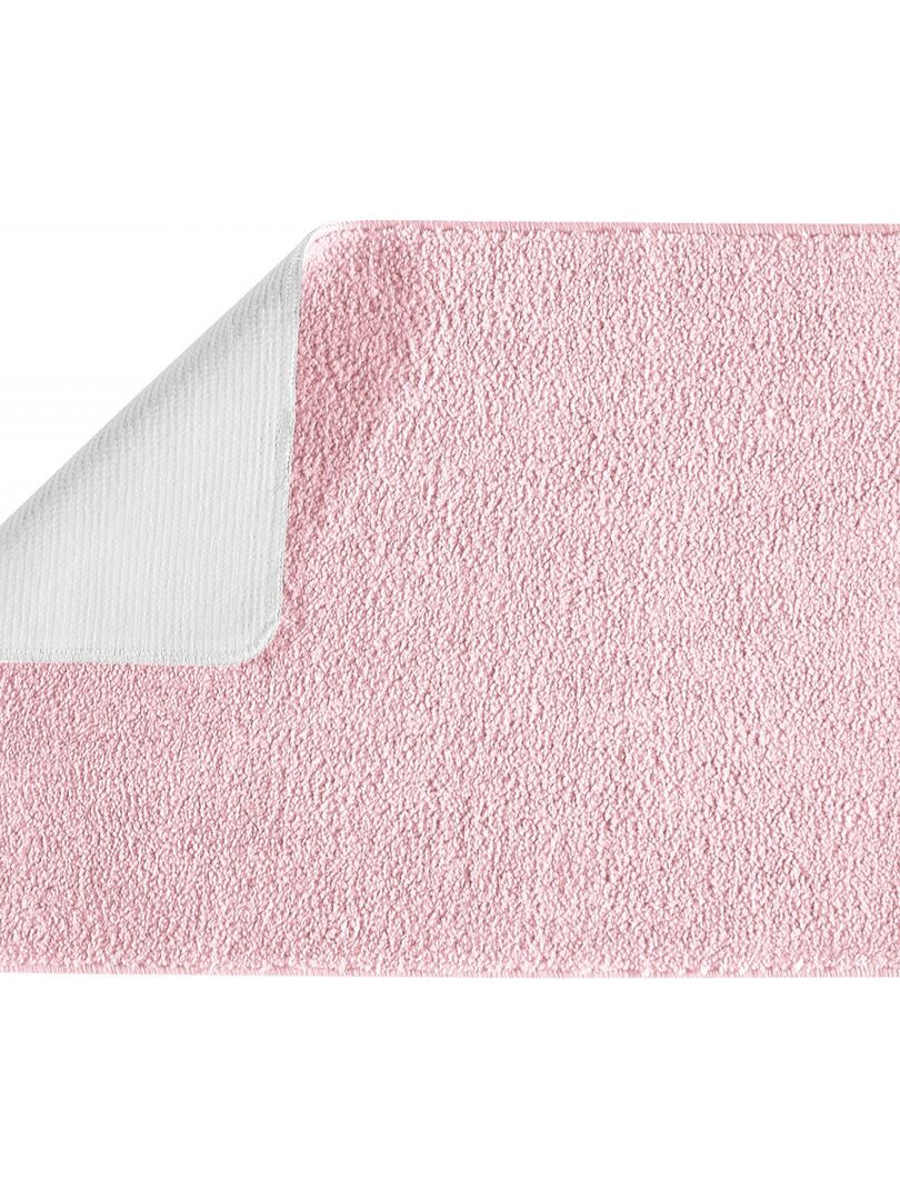 Guy Levasseur - Tapis de bain en polyester uni Rose - Kiabi