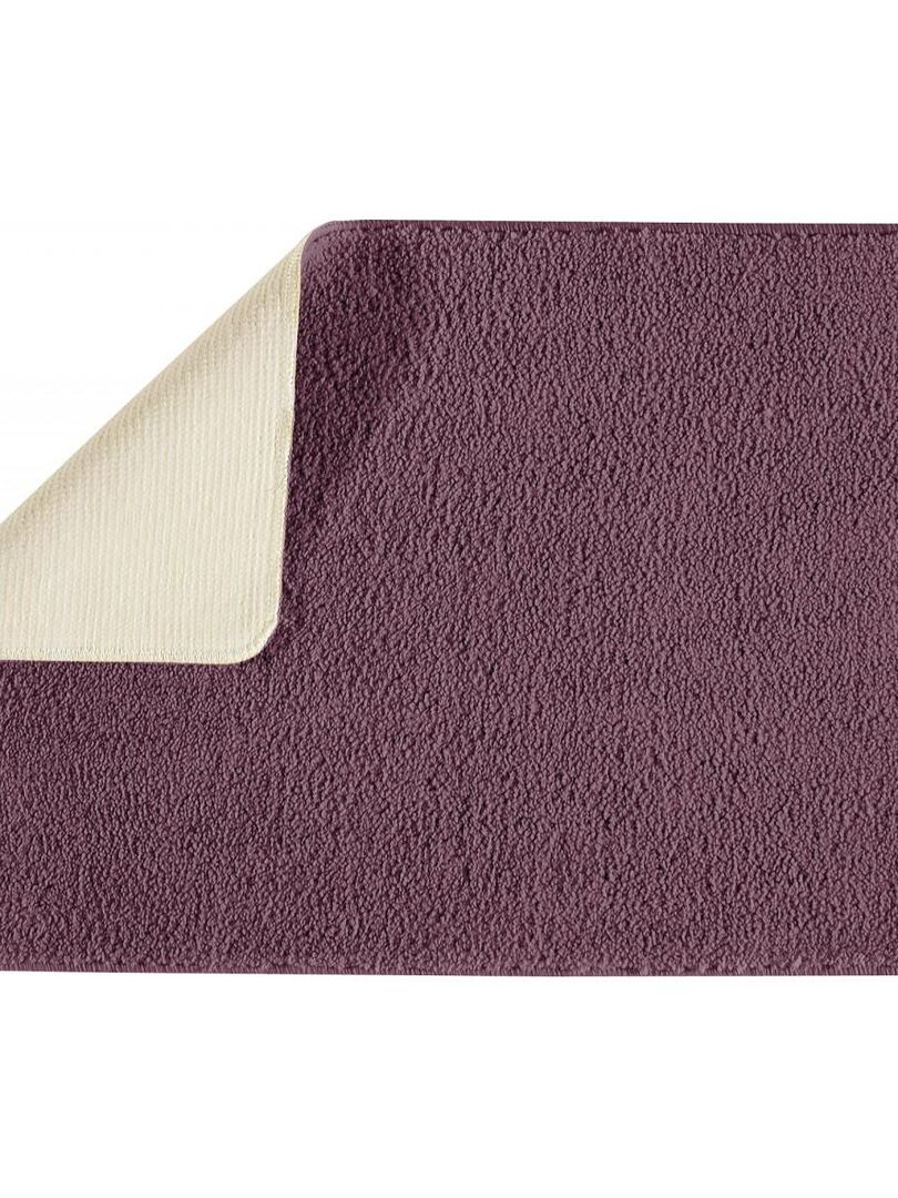 Guy Levasseur - Tapis de bain en polyester uni Violet - Kiabi