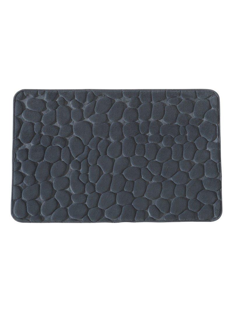Guy Levasseur - Tapis de bain galet à mémoire de forme Gris - Kiabi