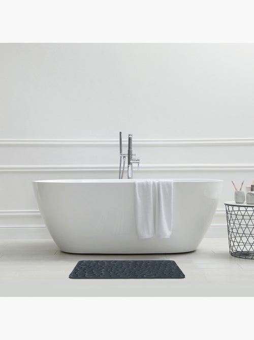 Guy Levasseur - Tapis de bain galet à mémoire de forme - Kiabi