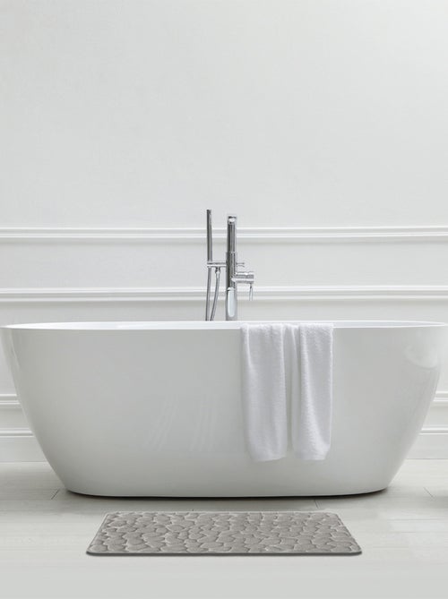 Guy Levasseur - Tapis de bain galet à mémoire de forme - Kiabi