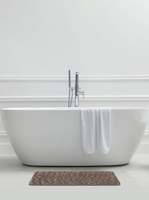 Guy Levasseur - Tapis de bain galet à mémoire de forme - Kiabi