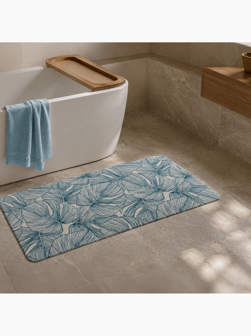Guy Levasseur - Tapis de bain imprimé jungle tropical Vert - Kiabi