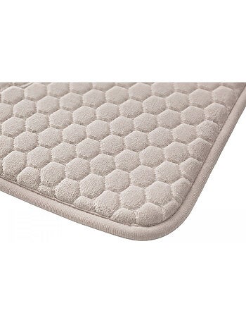 Guy Levasseur - Tapis de bain Mémoire de forme - Alvéole Nid d'Abeille