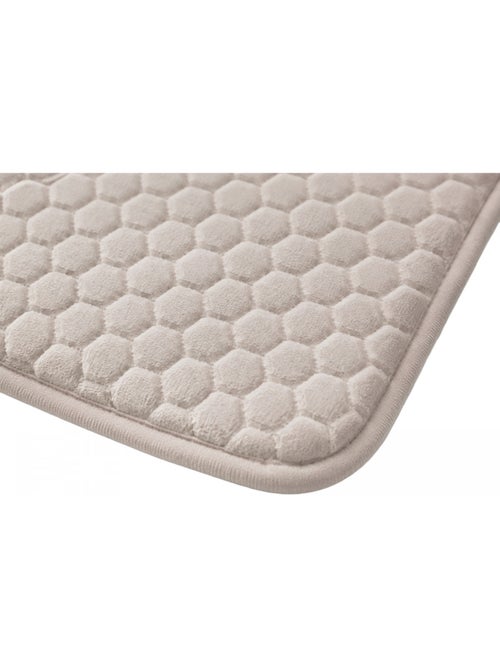Guy Levasseur - Tapis de bain Mémoire de forme - Alvéole Nid d'Abeille - Kiabi Guy Levasseur - Tapis de bain Mémoire de forme - Alvéole Nid d'Abeille - Kiabi