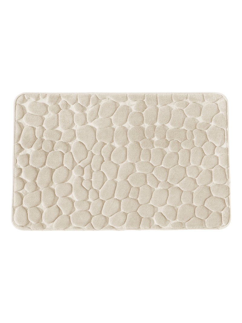 Guy Levasseur - Tapis de bain mousse à mémoire de forme Ecru - Kiabi