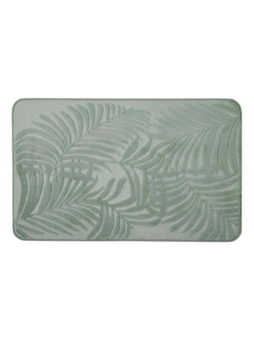 Guy Levasseur - Tapis de bain mousse à mémoire de forme en polyester vert - Kiabi