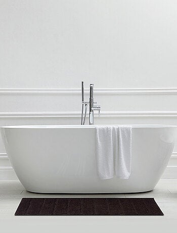 Guy Levasseur - Tapis de bain rectangulaire en coton uni