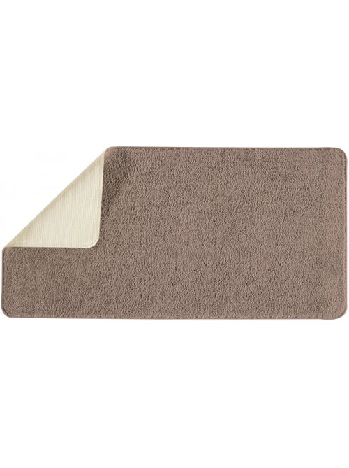 Guy Levasseur - Tapis de bain uni 60x120 en polyester - Kiabi Guy Levasseur - Tapis de bain uni 60x120 en polyester - Kiabi