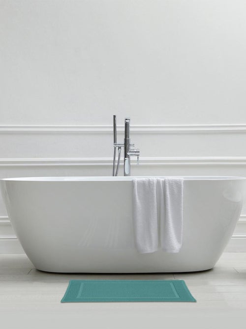 Guy Levasseur - Tapis de bain uni en coton éponge Oeko-Tex - Kiabi