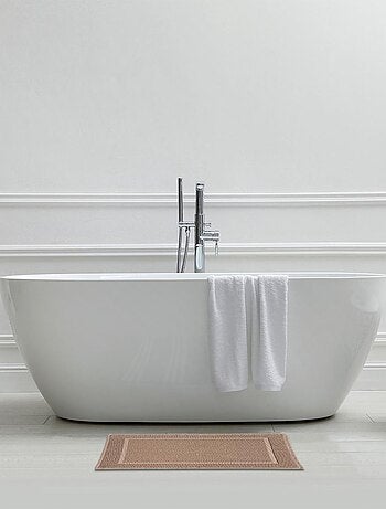 Guy Levasseur - Tapis de bain uni en coton éponge Oeko-Tex