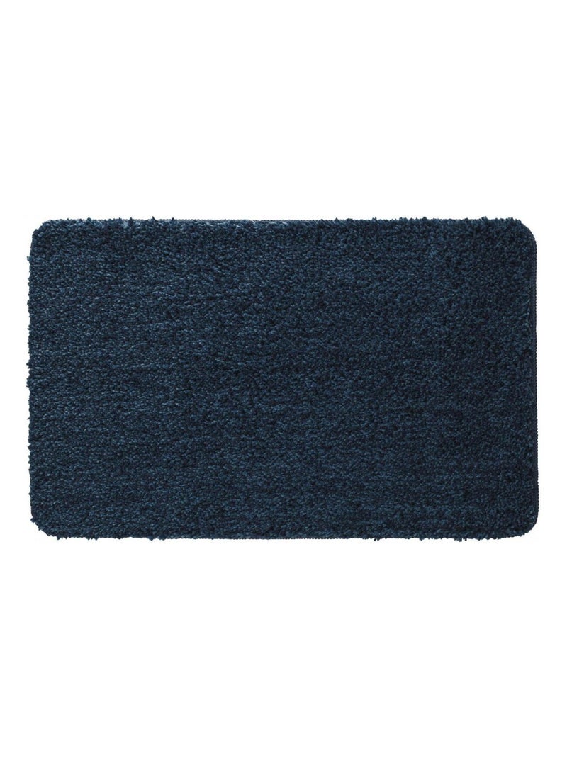 Guy Levasseur - Tapis de bain uni en polyester Bleu - Kiabi