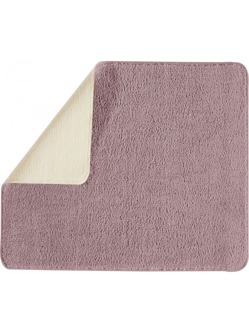 Guy Levasseur - Tapis de bain uni en polyester Parme - Kiabi