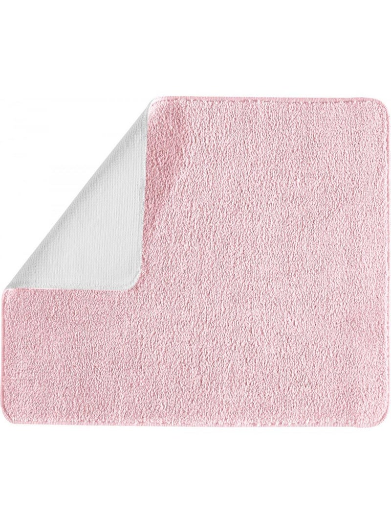 Guy Levasseur - Tapis de bain uni en polyester Rose - Kiabi