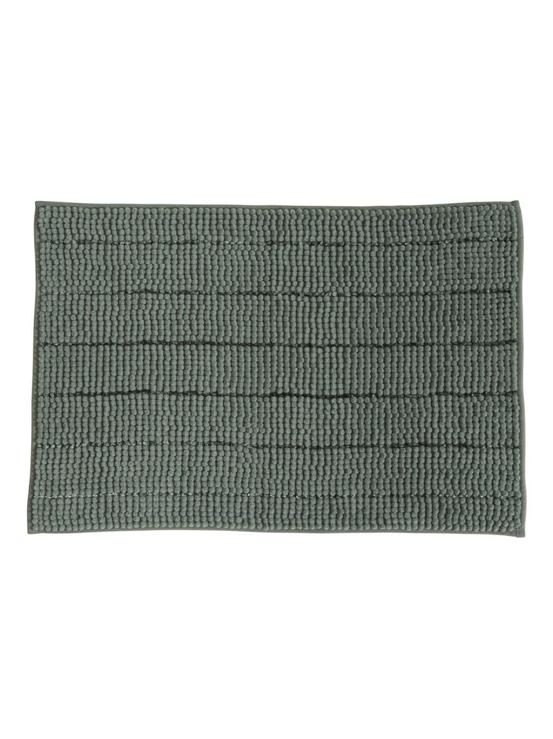 Guy Levasseur - Tapis de bain uni en polyester Vert d'eau - Kiabi