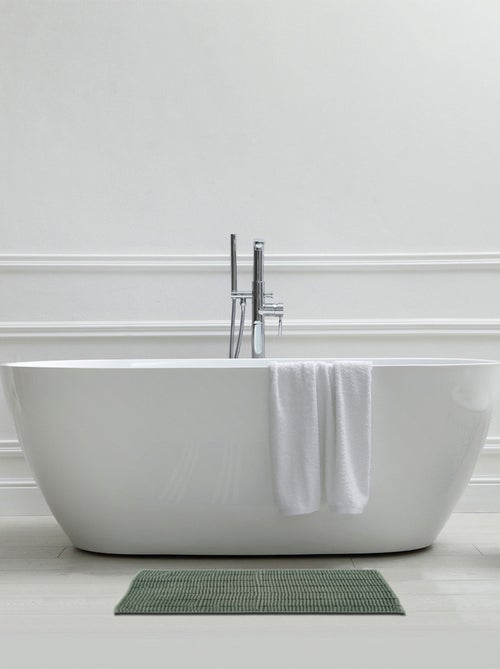 Guy Levasseur - Tapis de bain uni en polyester - Kiabi