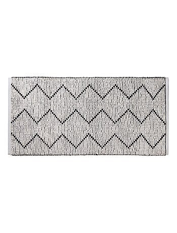 Guy levasseur - tapis de bain zigzag en polycoton