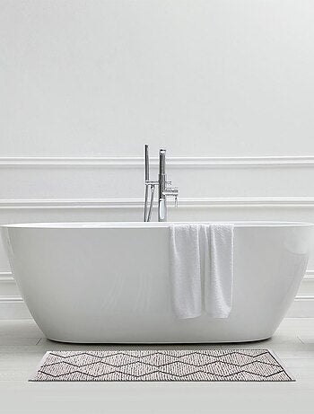 Guy levasseur - tapis de bain zigzag en polycoton