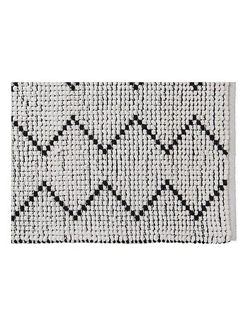 Guy levasseur - tapis de bain zigzag en polycoton