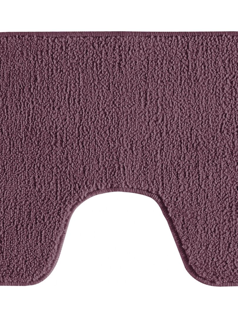 Guy Levasseur - Tapis de toilette en polyester uni Violet - Kiabi