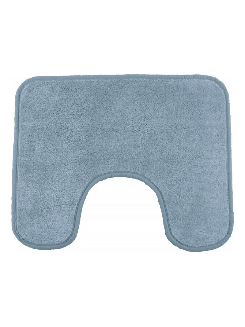Guy Levasseur - Tapis de toilette uni en polyester Bleu - Kiabi