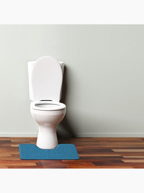Guy Levasseur - Tapis de toilette uni en polyester - Kiabi
